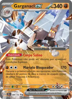 Garganacl ex – Carta Pokémon TCG