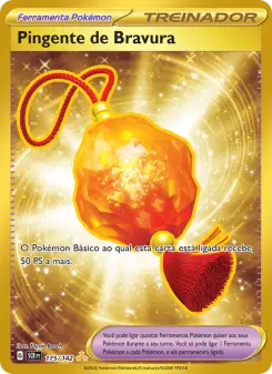 Pingente de Bravura – Carta Pokémon TCG