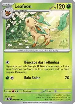 Leafeon – Carta Pokémon TCG