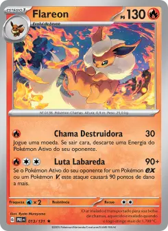 Flareon – Carta Pokémon TCG