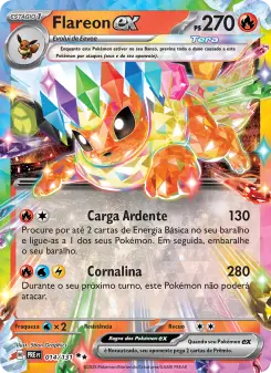 Flareon ex – Carta Pokémon TCG