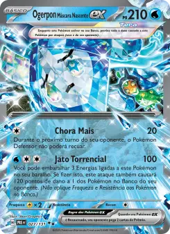 Ogerpon Máscara Nascente ex – Carta Pokémon TCG