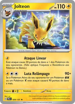 Jolteon – Carta Pokémon TCG