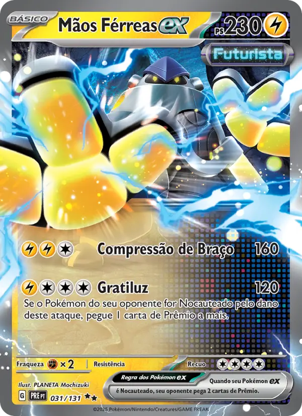 Mãos Férreas ex – Pokémon TCG