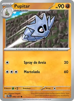 Pupitar – Carta Pokémon TCG
