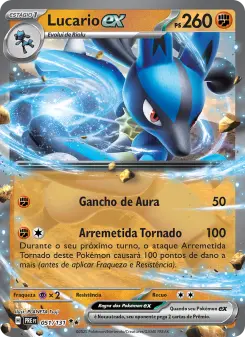 Lucario ex – Carta Pokémon TCG