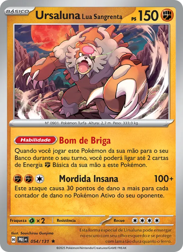 Ursaluna Lua Sangrenta – Pokémon TCG