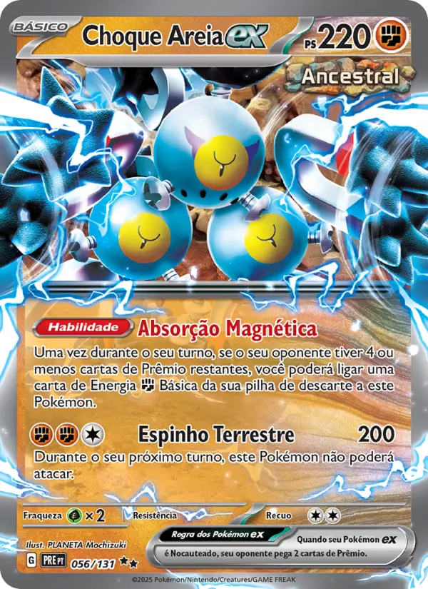 Choque Areia ex – Pokémon TCG