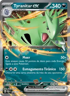 Tyranitar ex – Carta Pokémon TCG