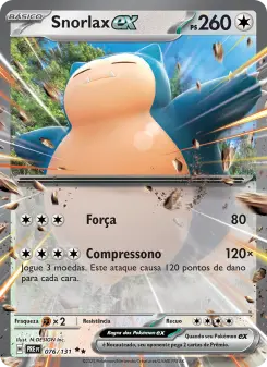 Snorlax ex – Carta Pokémon TCG