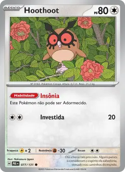 Hoothoot – Carta Pokémon TCG