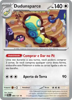 Dudunsparce – Carta Pokémon TCG