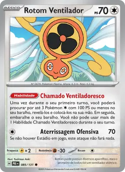 Rotom Ventilador – Carta Pokémon TCG