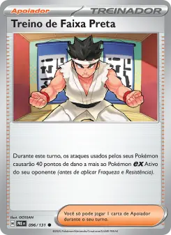 Treino de Faixa Preta – Carta Pokémon TCG