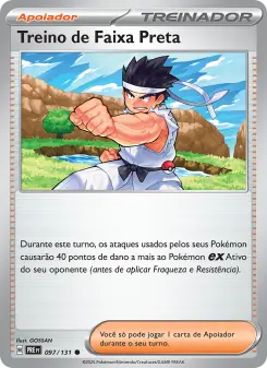 Treino de Faixa Preta – Carta Pokémon TCG