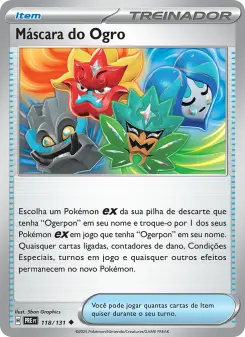 Máscara do Ogro – Carta Pokémon TCG