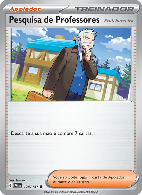 Pesquisa de Professores – Pokémon TCG