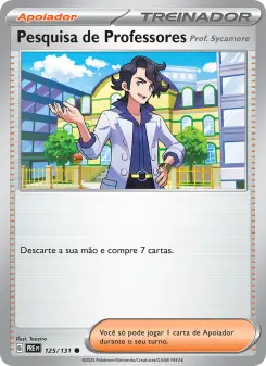 Pesquisa de Professores – Carta Pokémon TCG