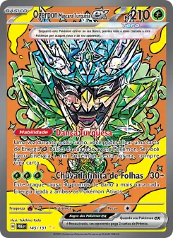 Ogerpon Máscara Turquesa ex – Carta Pokémon TCG