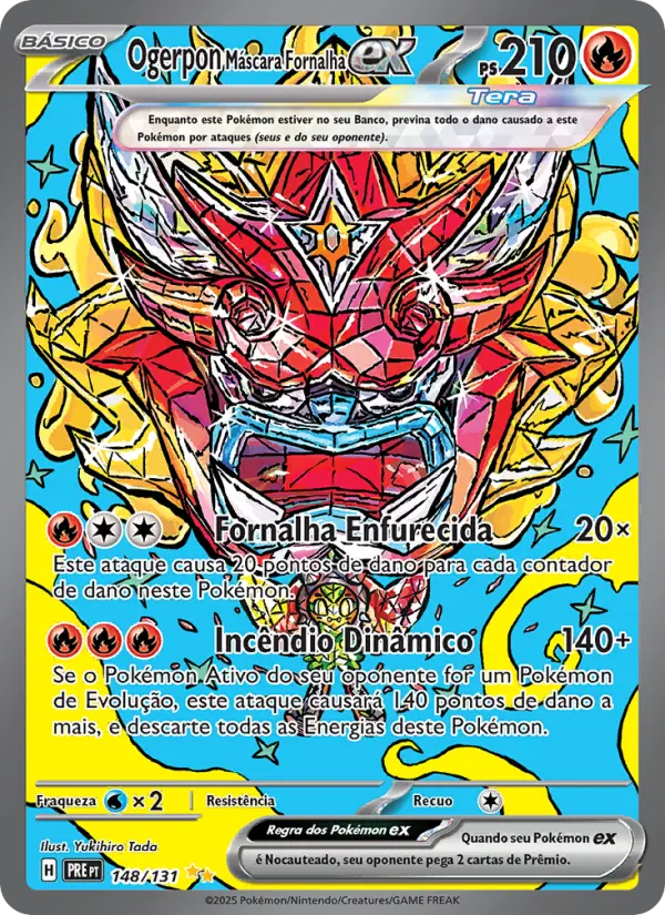 Ogerpon Máscara Fornalha ex – Pokémon TCG