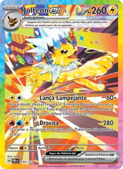 Jolteon ex – Carta Pokémon TCG
