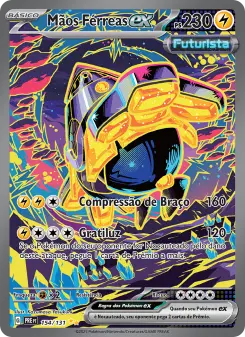 Mãos Férreas ex – Carta Pokémon TCG