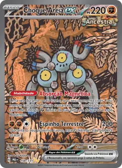 Choque Areia ex – Carta Pokémon TCG