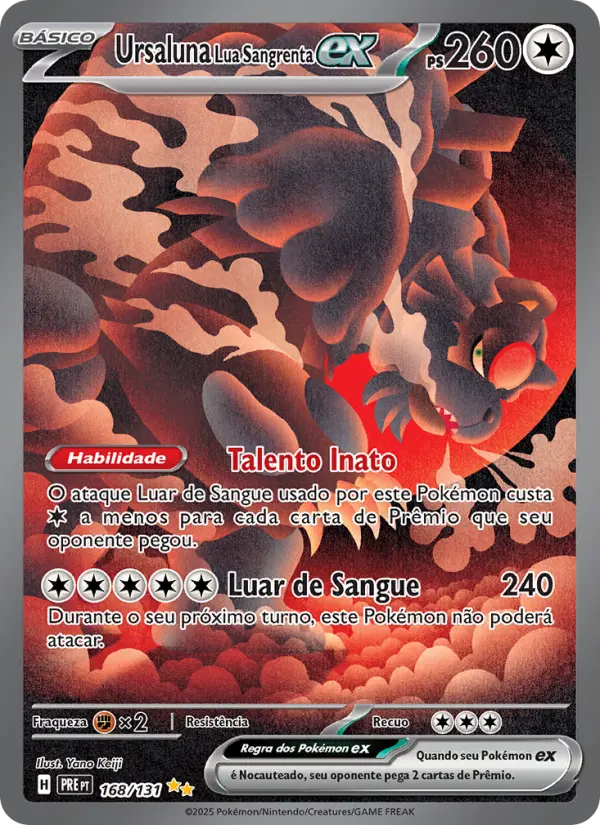 Ursaluna Lua Sangrenta ex – Pokémon TCG