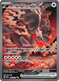 Ursaluna Lua Sangrenta ex – Carta Pokémon TCG