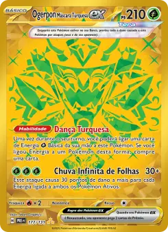 Ogerpon Máscara Turquesa ex – Carta Pokémon TCG