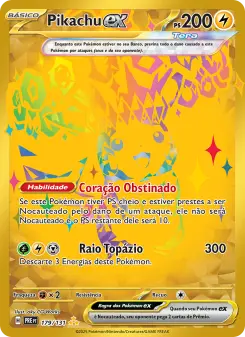 Pikachu ex – Carta Pokémon TCG
