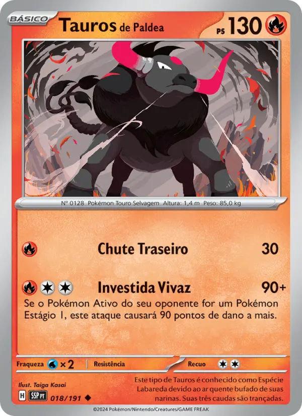 Tauros de Paldea – Pokémon TCG