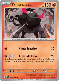 Tauros de Paldea – Carta Pokémon TCG