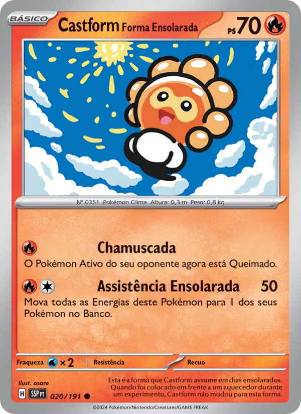 Castform Forma Ensolarada – Pokémon TCG