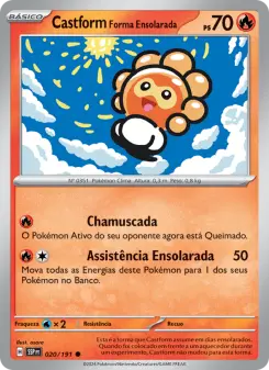 Castform Forma Ensolarada – Carta Pokémon TCG