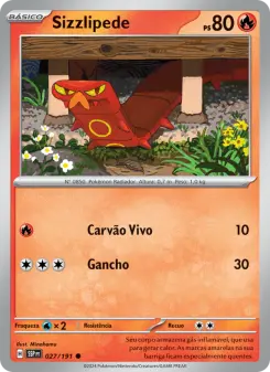 Sizzlipede – Carta Pokémon TCG