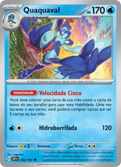Quaquaval – Carta Pokémon TCG