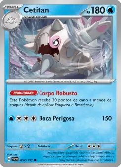 Cetitan – Carta Pokémon TCG
