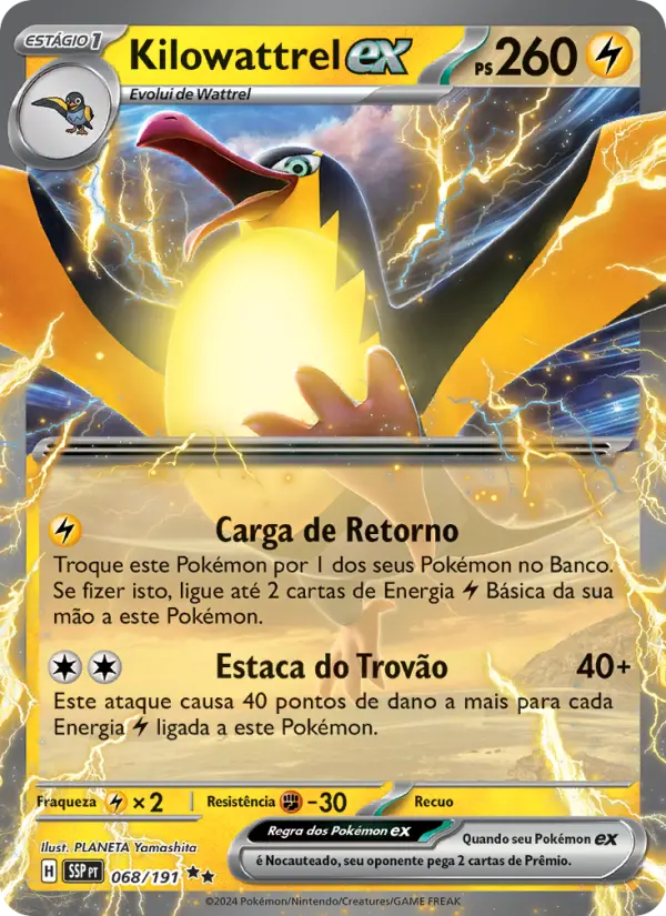 Kilowattrel ex – Pokémon TCG