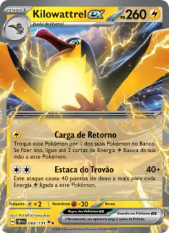 Kilowattrel ex – Carta Pokémon TCG