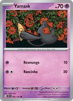 Yamask – Carta Pokémon TCG