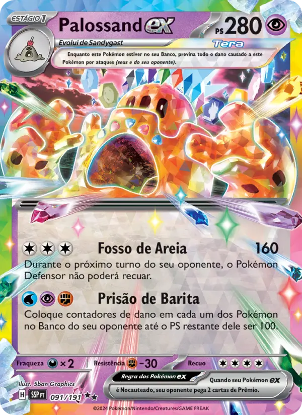 Palossand ex – Pokémon TCG