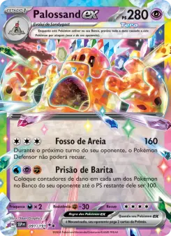 Palossand ex – Carta Pokémon TCG