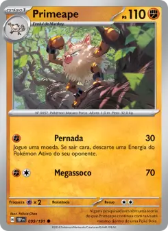 Primeape – Carta Pokémon TCG