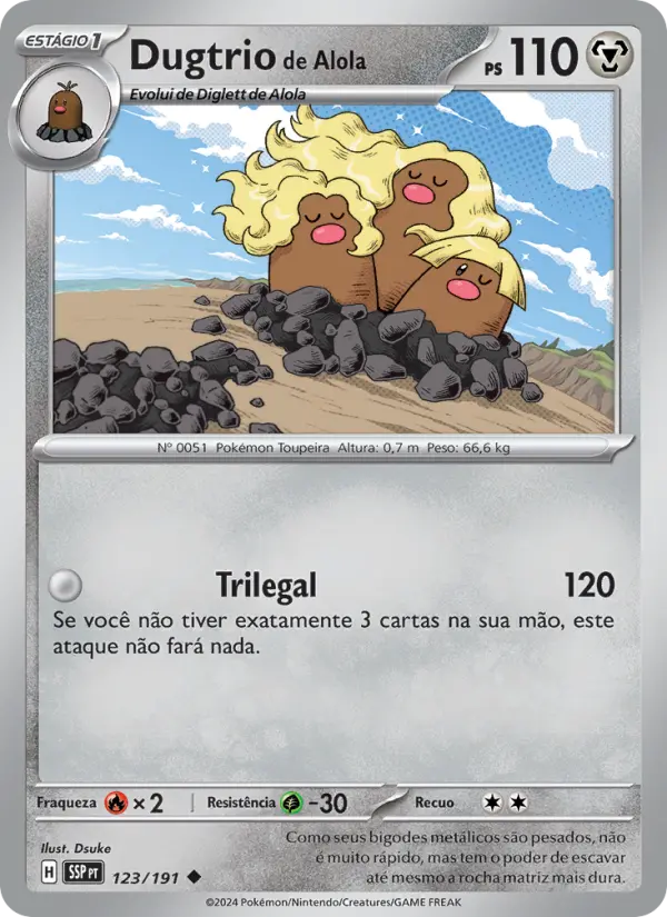 Dugtrio de Alola – Pokémon TCG