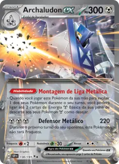 Archaludon ex – Carta Pokémon TCG