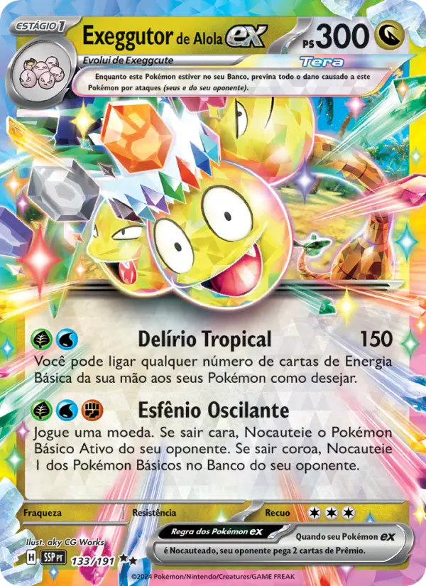 Exeggutor de Alola ex – Pokémon TCG