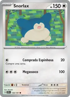 Snorlax – Carta Pokémon TCG