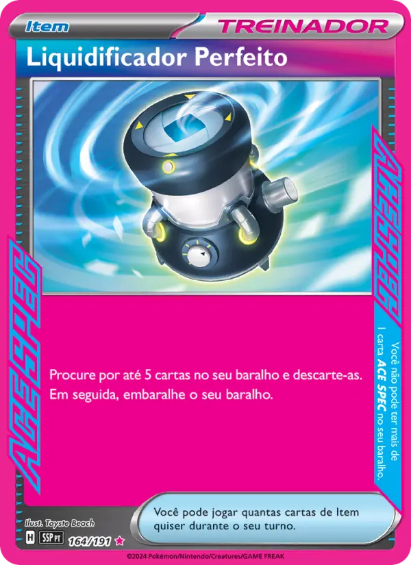 Liquidificador Perfeito – Pokémon TCG