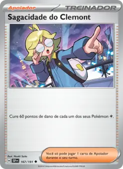 Sagacidade do Clemont – Carta Pokémon TCG